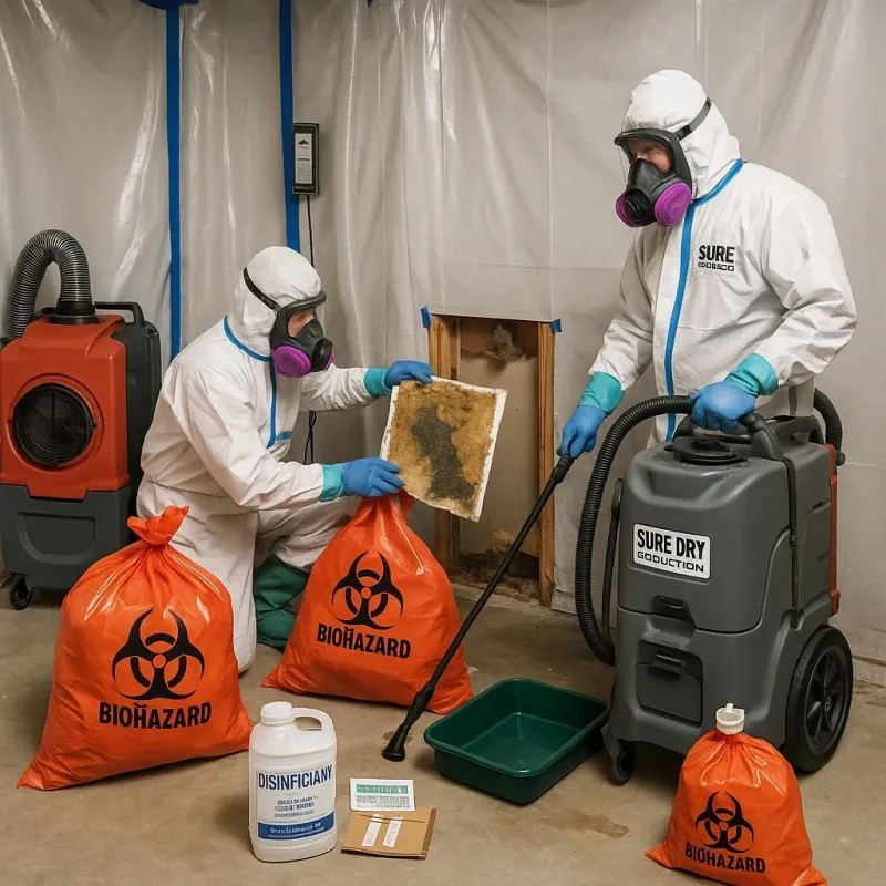 Contaminated Water Handling Protocols process in Lamb County, TX
