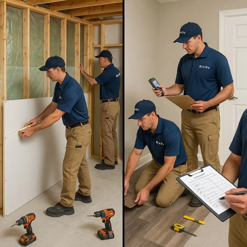 Repairs and Reconstruction process in Lamb County, TX